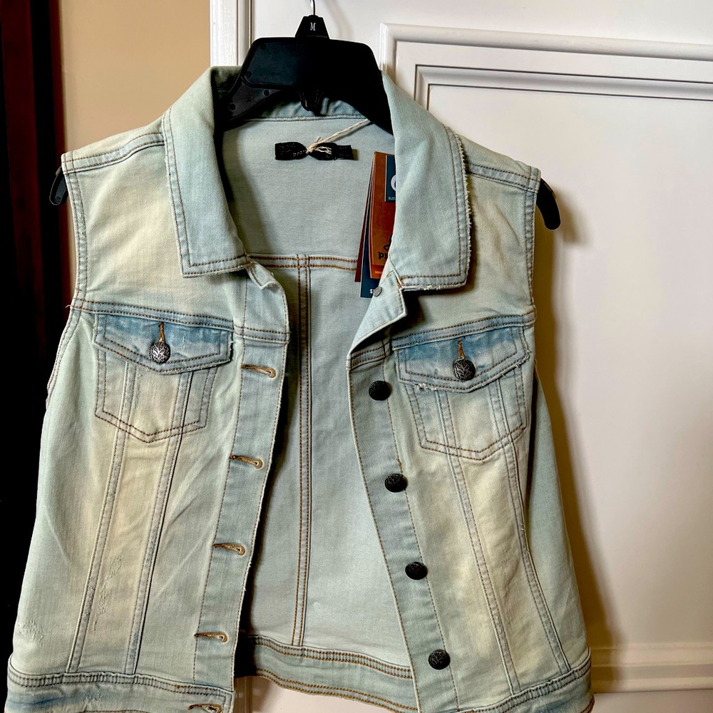 PrAna jean vest.